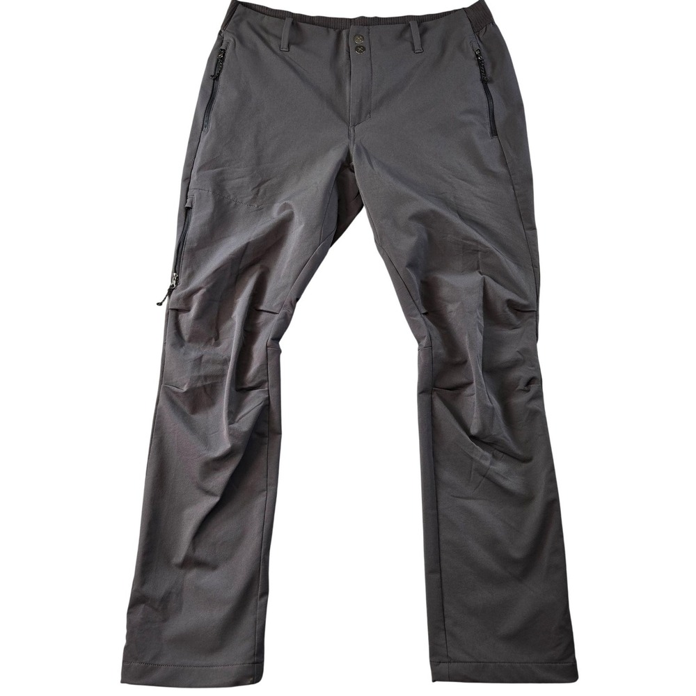 REI Co-op Pants Womens M Gray‎ Petites Tapered Stretch Elastic Waist Hiking